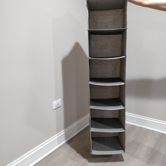 Other - Hanging organizer light gray fabric
